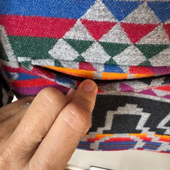 Vntg Pendleton Knockabouts Southwest Wool Blazer Southwestern Blanket USA sz M - Picture 11 of 15